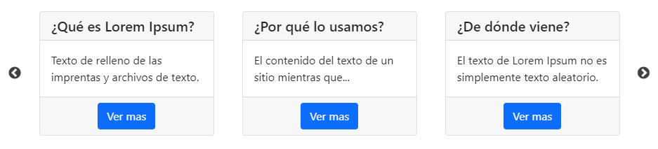 Carrusel con contenido HTML con Slick