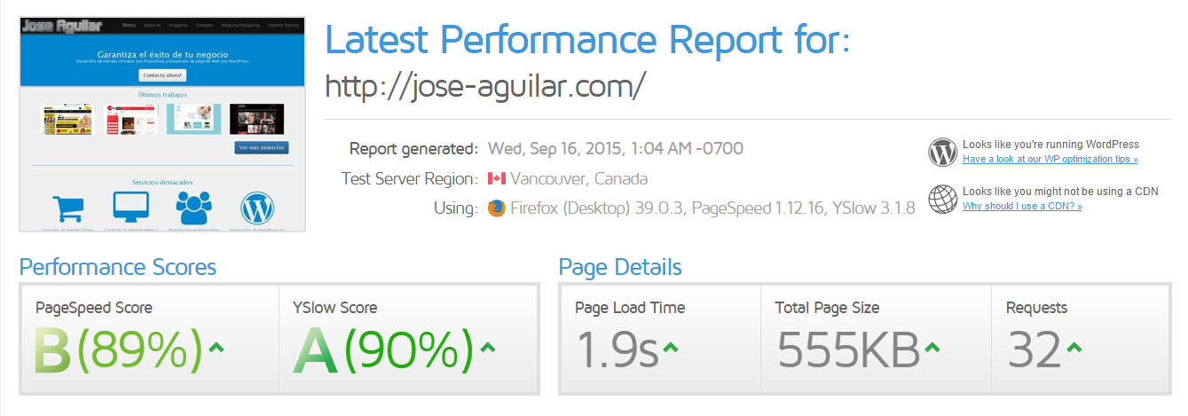 gtmetrix-results