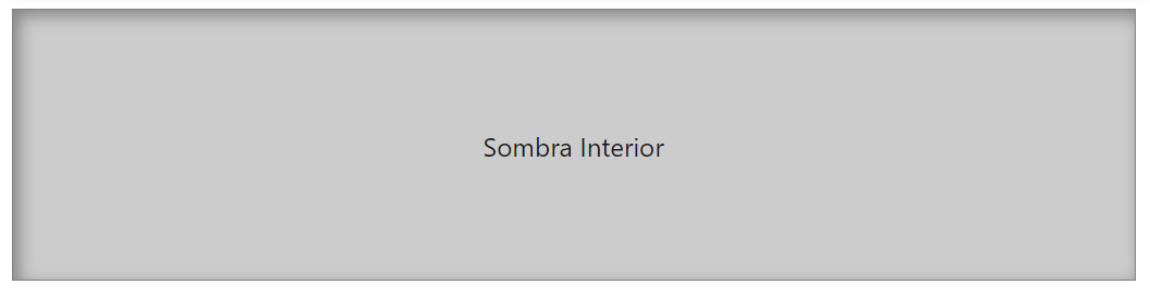 Sombra interior con CSS